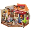 Rolife DIY Corner Bookstore miniatyrdiorama – DG164, 250×167×180 mm