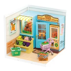 Rolife DIY Super Creator Daily Vc Fuit Store miniatyrdiorama – DW003, 163×163×152 mm