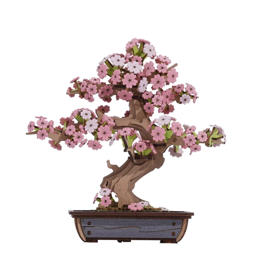 Rolife DIY Wooden 3D-trepuslespill Sakura bonsaitre TG415 161×111×170 mm