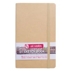 Royal Talens Art Creation Sketch skissebok 13x21 cm, naturfarget omslag – 140 g/m², 80 ark