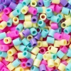 Rørperler Midi 1000 stk. festlig bobletyggis-miks! Ø5 mm