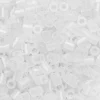 Rørperler Midi 1000 stk. gjennomsiktige med glitter, Ø5 mm