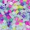 Rørperler Midi 3000 stk. i gnistrende glittermiks, Ø5 mm