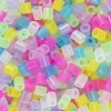 Rørperler Midi 1000 stk. miks med gjennomsiktige farger, Ø5 mm