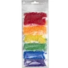 Rørperler Mini mikspakning Rainbow – 6000 regnbuefargede Mini-perler med diameter 2,5 mm