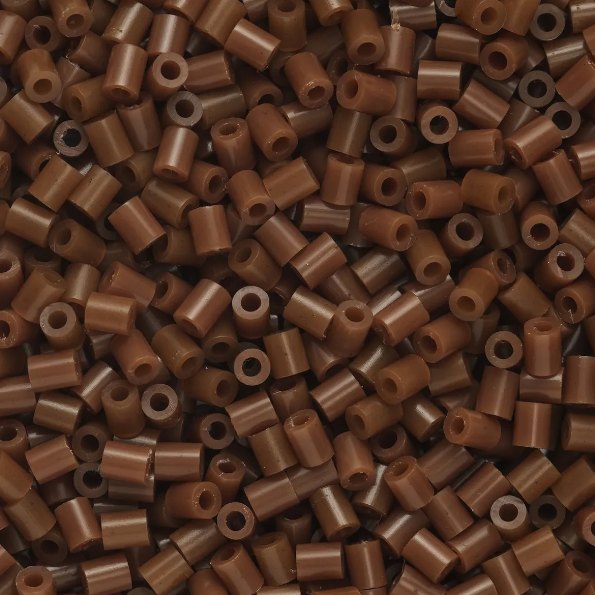 Rørperler Mini 1000 stk. brun, Ø2,5 mm