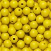 Runde treperler Ø8 mm, cirka 150 stk. gul