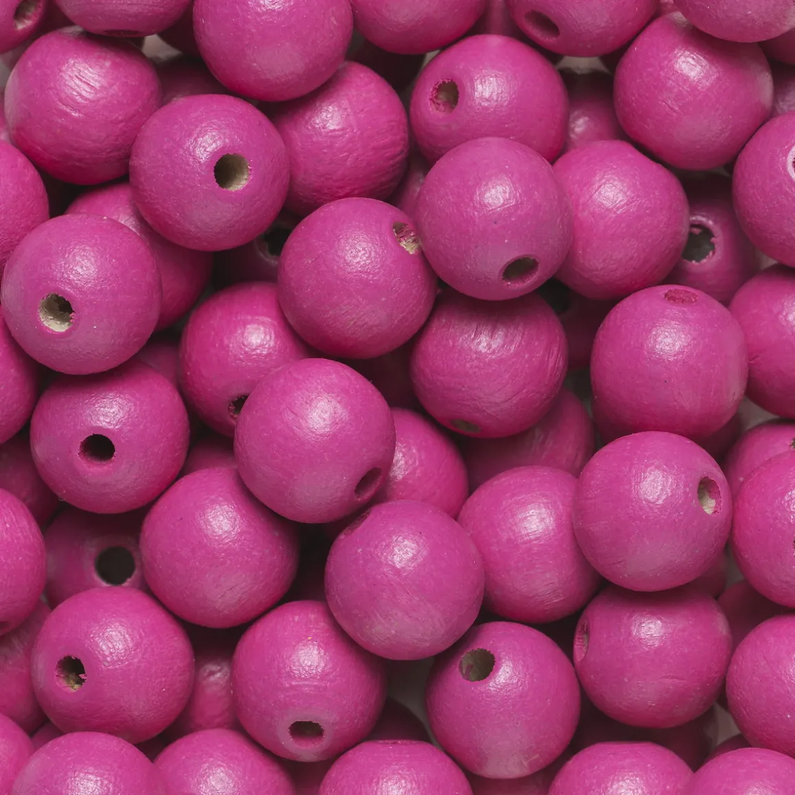 Runde treperler Ø10 mm, cirka 100 stk. rosa