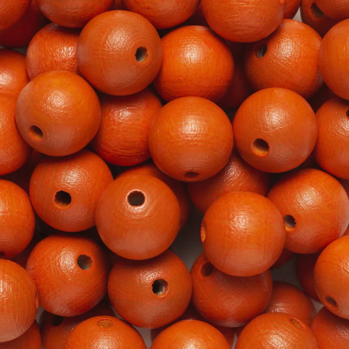Runde treperler Ø12 mm, cirka 75 stk. oransje