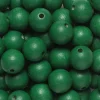 Runde treperler Ø12 mm, cirka 75 stk. grønn