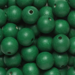 Runde treperler Ø12 mm, cirka 75 stk. grønn