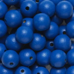Runde treperler Ø12 mm, cirka 75 stk. blå