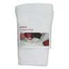 Rund, hvit duk / matte, diameter 100 cm, i 100 % bomull
