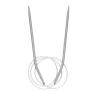 Rundpinner, lengde 60 cm Ø4,5 mm – aluminium
