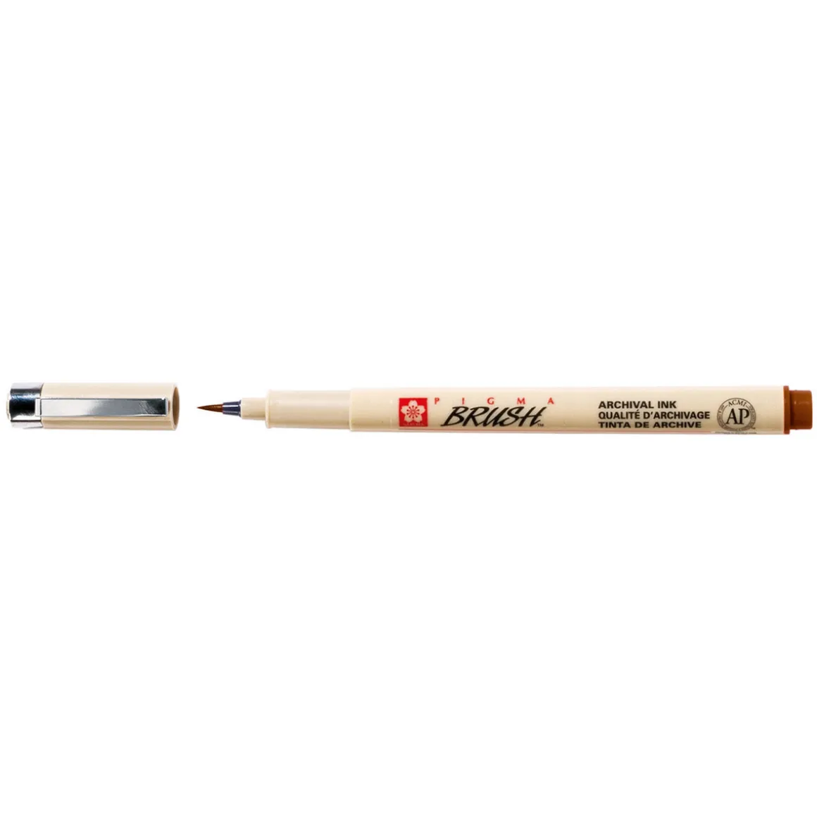 Sakura Pigma Brush Brown – brun penselspiss