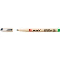 Sakura Pigma Brush Grønn – grønn penselspiss