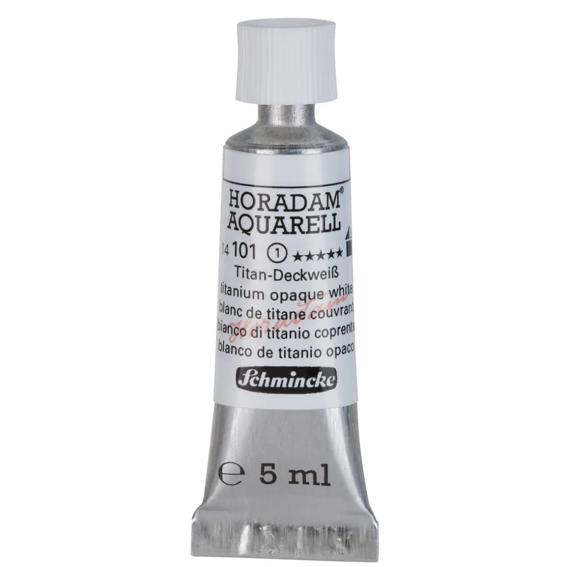 Schmincke Horadam akvarellmaling 5 ml – Permanent chinese white 102