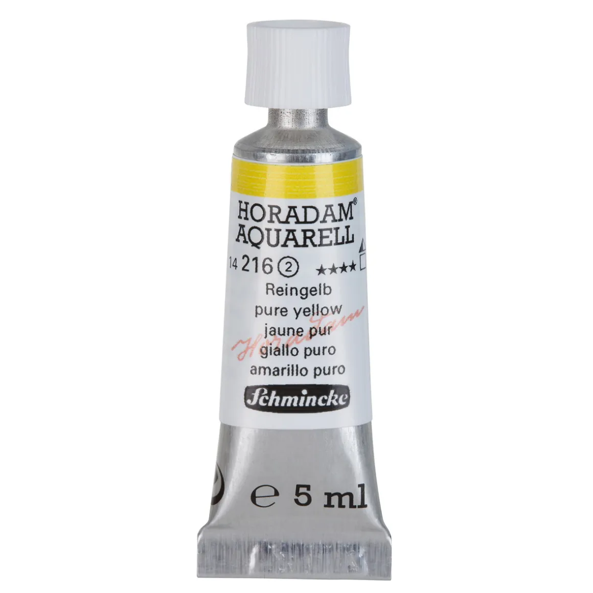 Schmincke Horadam akvarellmaling 5 ml – Pure yellow 216