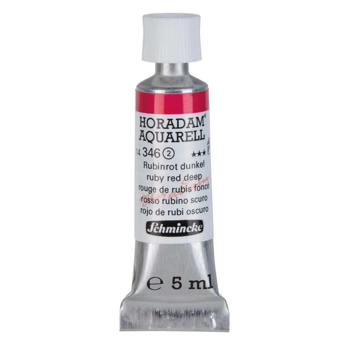 Schmincke Horadam akvarellmaling 5 ml – Cadmium red medium 347