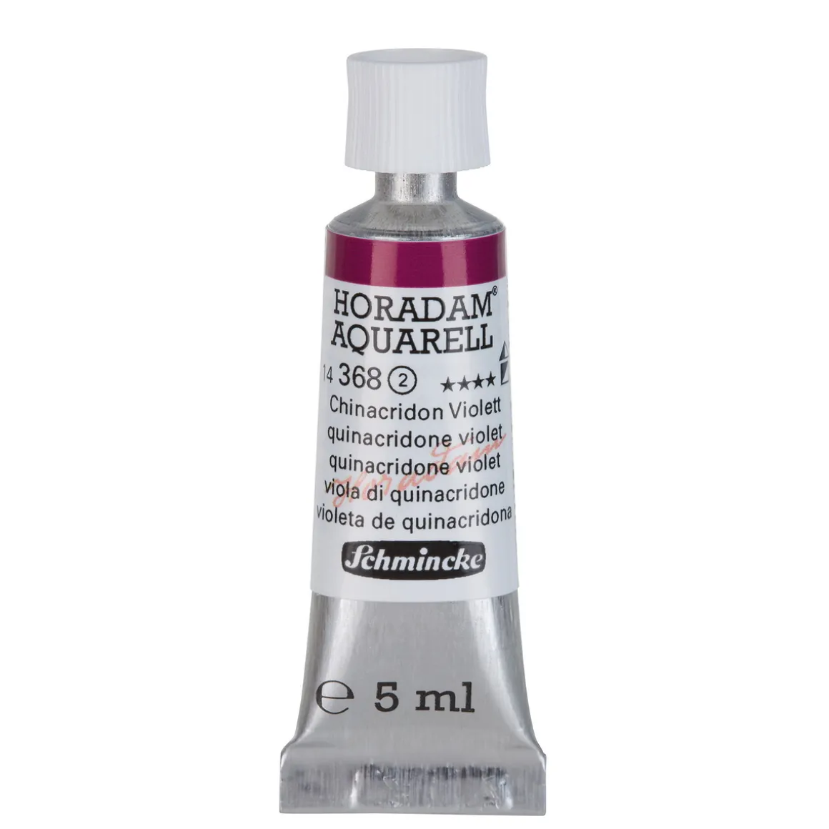 Schmincke Horadam akvarellmaling 5 ml – Quinacridone violet 368