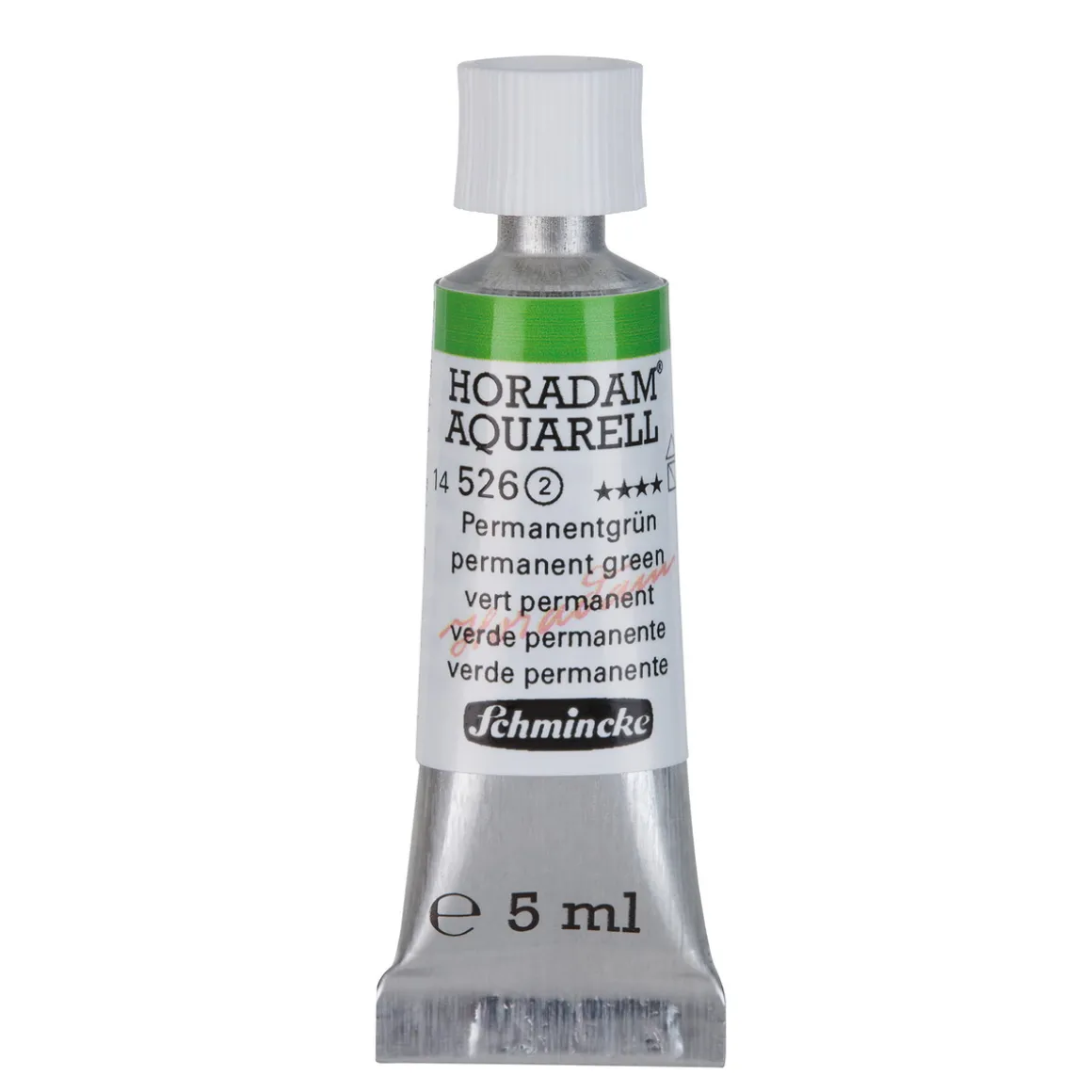 Schmincke Horadam akvarellmaling 5 ml – Permanent green 526