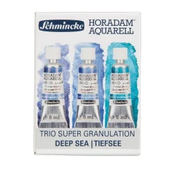 Schmincke Horadam Supergranulation akvarellmaling – 3×5 ml Deep Sea Colours