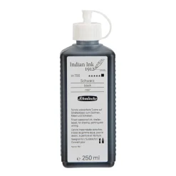 Schmincke Indian Ink 1912, svart tusj / blekk 250 ml