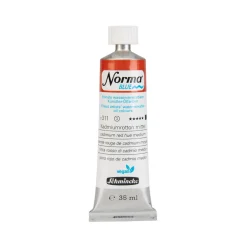 Schmincke Norma Blue vannløselig oljemaling 35 ml Cadmium red hue deep 21313