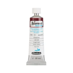 Schmincke Norma Blue vannløselig oljemaling 35 ml Ruby red 21346