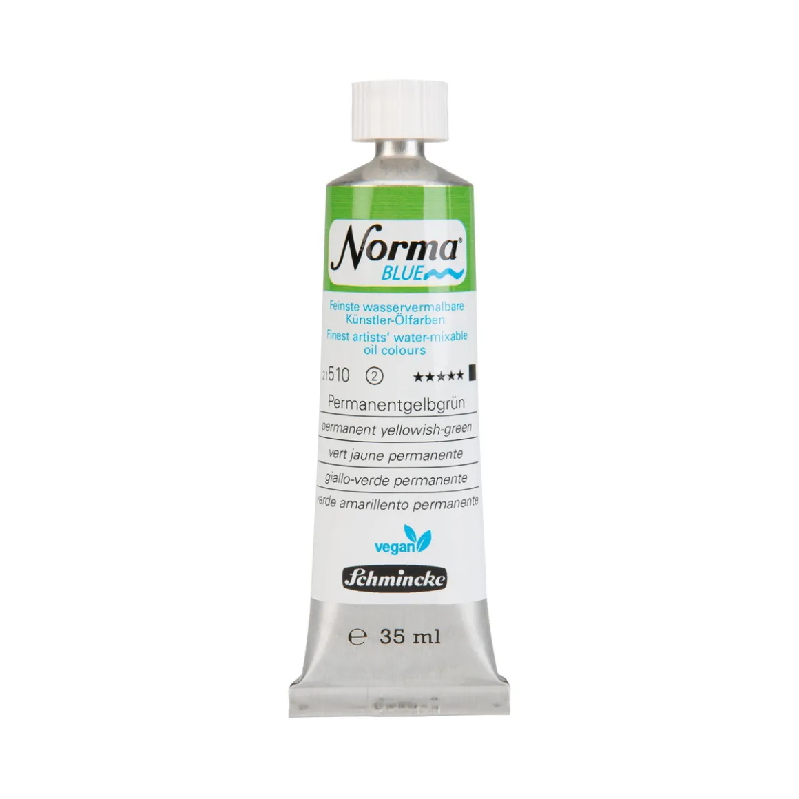 Schmincke Norma Blue vannløselig oljemaling 35 ml Olive green 21512