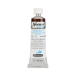Schmincke Norma Blue vannløselig oljemaling 35 ml Burnt sienna 21610