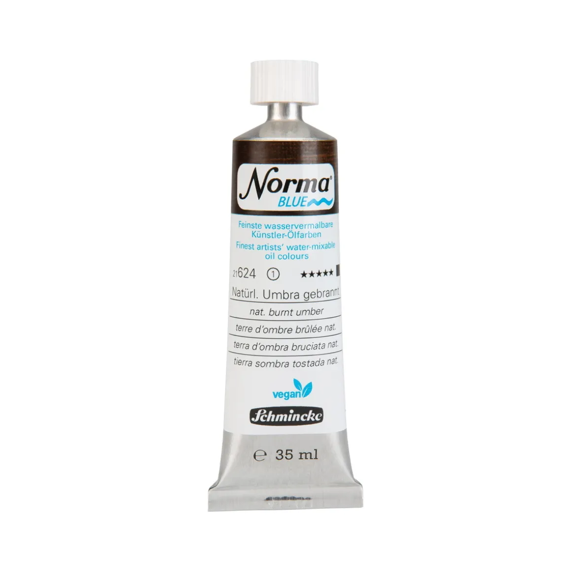 Schmincke Norma Blue vannløselig oljemaling 35 ml Vandyke brown 21626