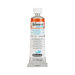Schmincke Norma Blue vannløselig oljemaling 35 ml Vermilion light 21306