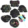 Scratch Fun Rainbow – 120 fargerike motiver for scratch art / skrapekunst!