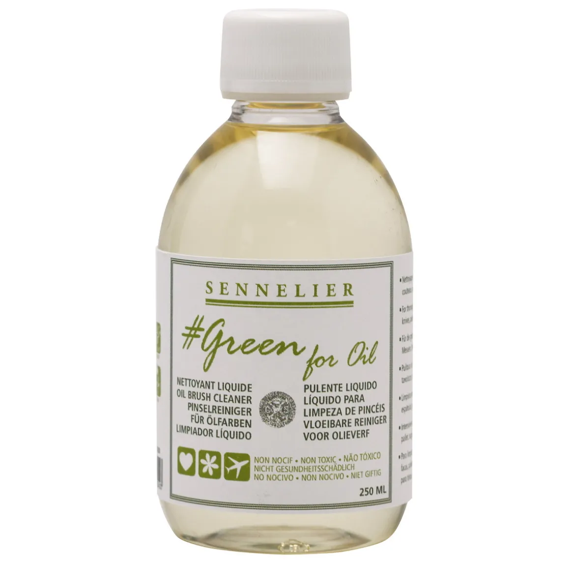 Sennelier Green for Oil Brush Wash, penselvask for oljemaling, 250 ml