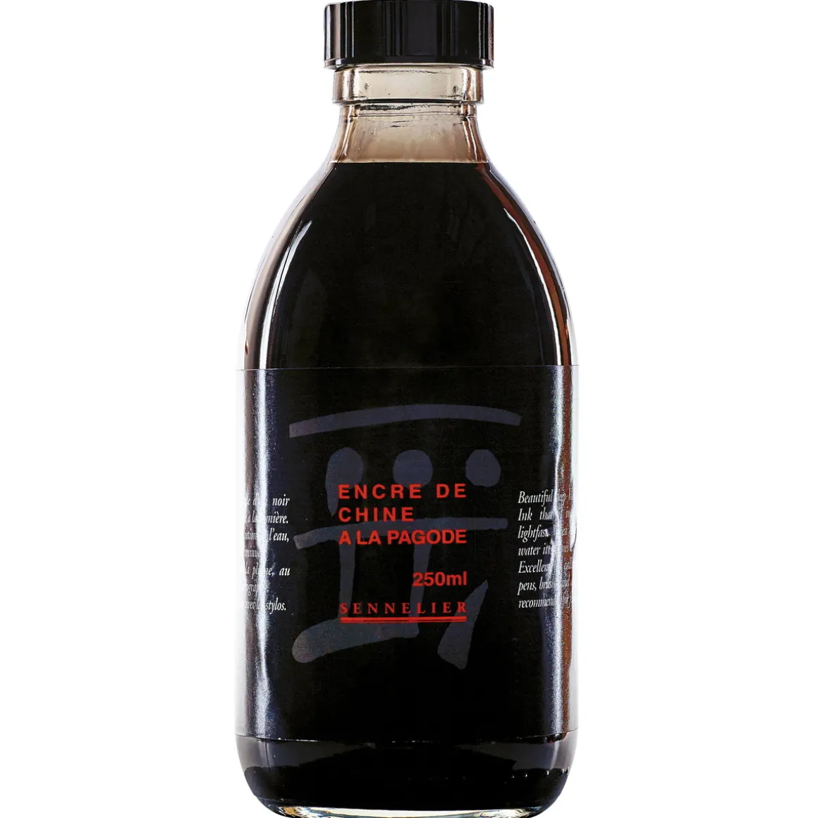 Sennelier Ink A La pagode, svart tusj / blekk 250 ml