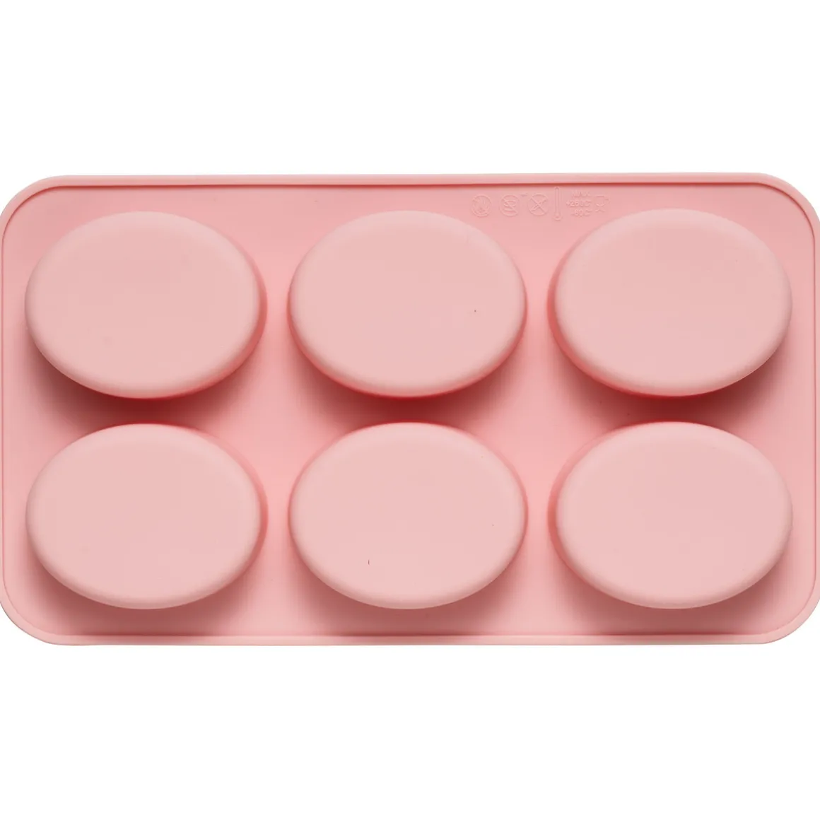 Silikonform oval 6 stk.