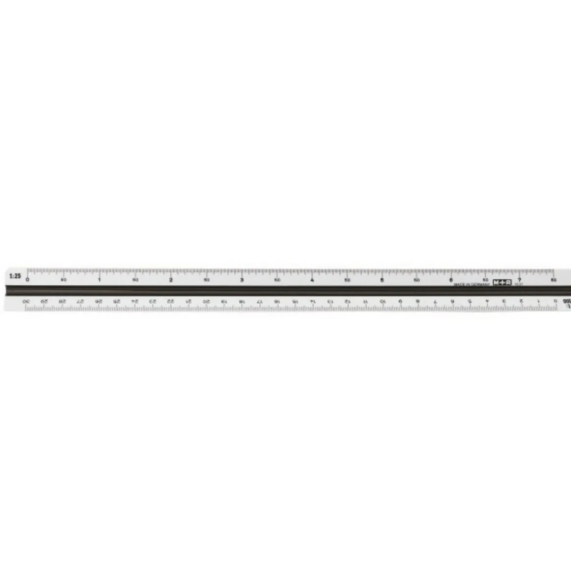 Skalalinjal 30 cm – 1:20, 1:25, 1:50, 1:75, 1:100, 1:125