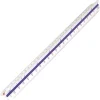 Skalalinjal 30 cm – 1:25, 1:5, 1:10, 1:20, 1:50, 1:100
