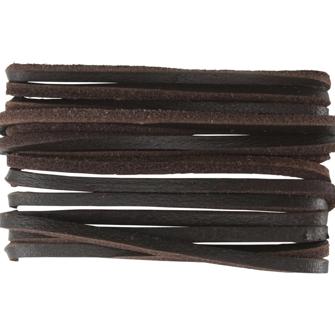 Skinnsnor Brun 3x3 mm 2 m