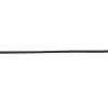 Skinnsnor rund Sort 4 mm
