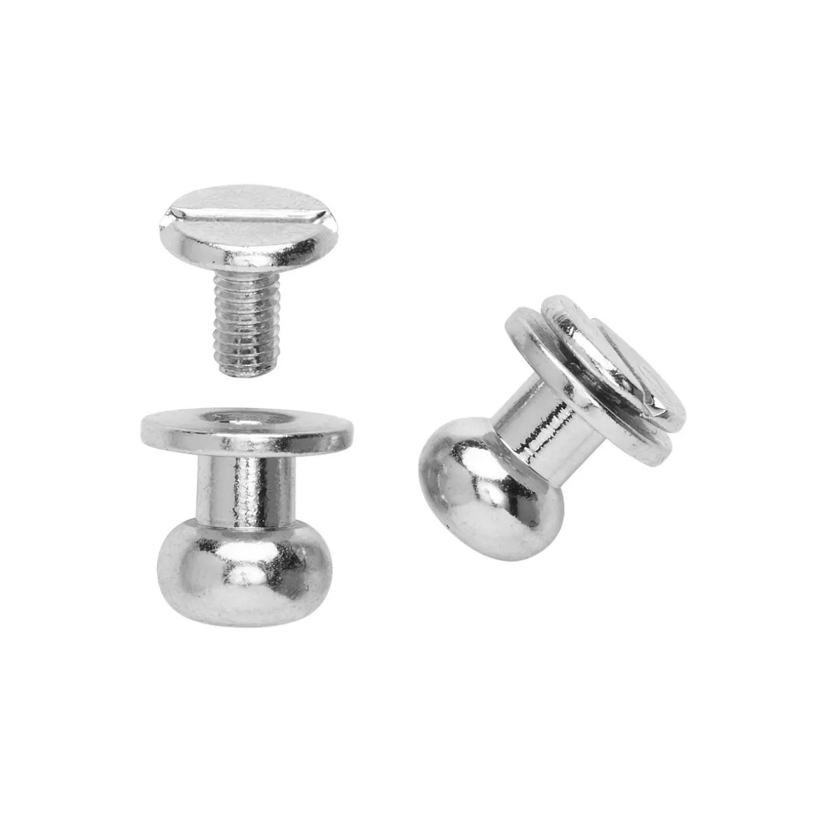 Skrunagler Sølv Ø7 mm 2pk