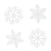 Snøfnugg av filt 36 stk.