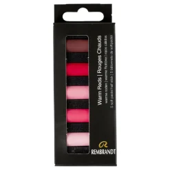 Soft Pastel Warm reds 5 stk.