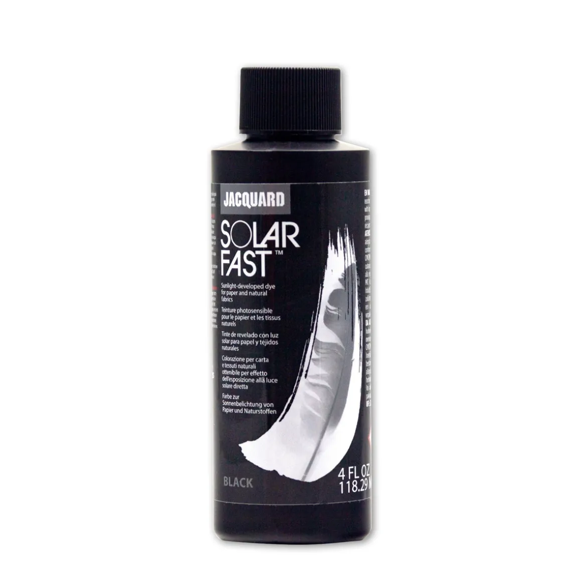 Solarfast 118 ml Black – tekstilfarge som fremkalles i sollys