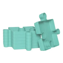 Sorteringsboks med 6 stablebare rom på 20×20×3 cm til puslespill