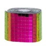 Speilmosaikk av flerfarget glass på rull, selvklebende, 800 stk. 5×5 mm ruter