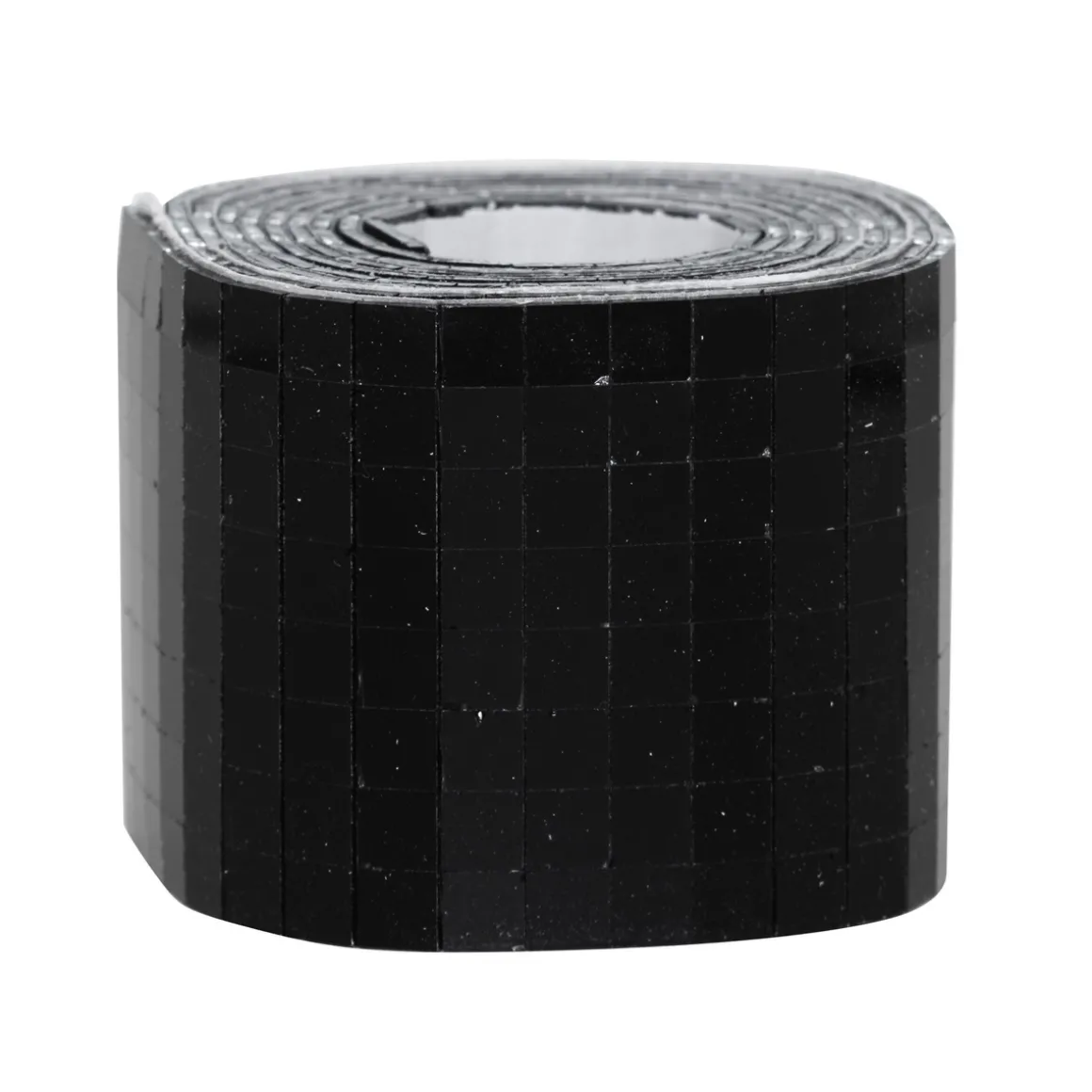 Speilmosaikk av svart glass på rull, selvklebende, 800 stk. 5×5 mm ruter