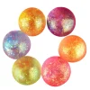 Squeezy glitterball Ø6 cm – klemmevennlig ball, pris per stykk, selges assortert på nett