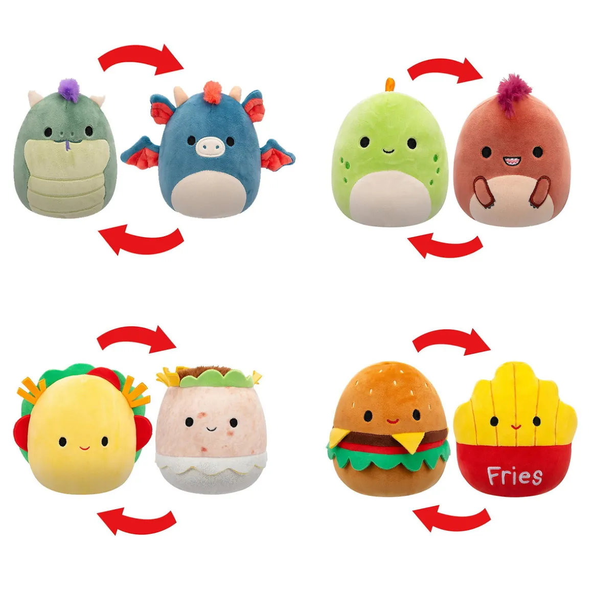 Squishmallows Flip-A-Mallow 13 cm sesong 20, pris per stykk, selges assortert på nett